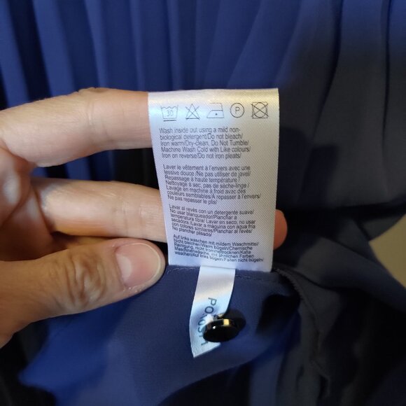 Seraphine NWT dusky cornflower blue maternity dress - US 2 / UK 6 - Picture 4 of 8